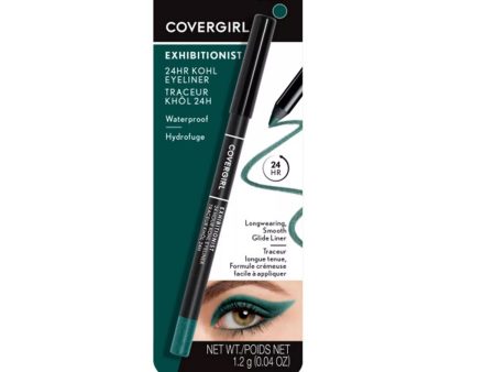 COVERGIRL - Exhibitionist 24HR Khol Eyeliner Emerald Metallic 600 - 0.04 oz (1.2 g) For Sale