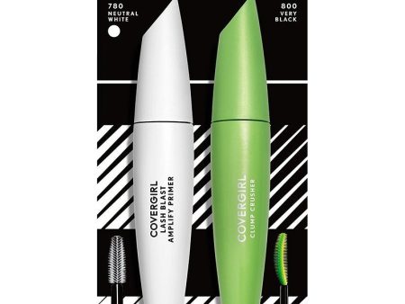 COVERGIRL - Lash Blast Clump Crusher Mascara Very Black 800 and Lash Blast Amplify Primer Neutral White 780 Value Pack - .44 fl oz (13.1 ml) on Sale