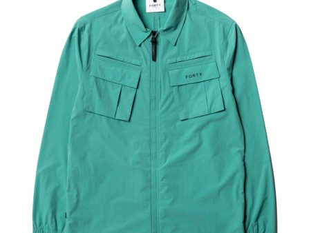 Forty Arran Tech Green Overshirts Discount