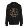 Versace Jeans Couture V Emblem Motif Hoodie Fashion