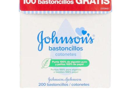 BABY SWABS 100% algodão - bastões de papel 200 u Fashion