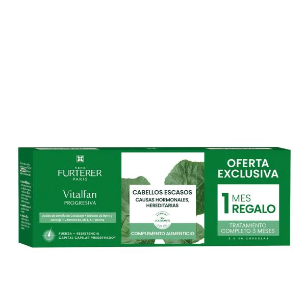 VITALFAN PROGRESSIVA PERDA DE CABELO suplemento alimentar 3 x 30 cápsulas Hot on Sale